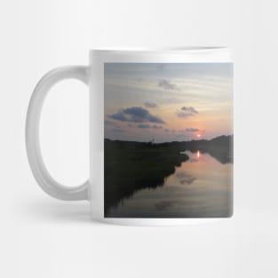 Sunset Over The Marsh Mug